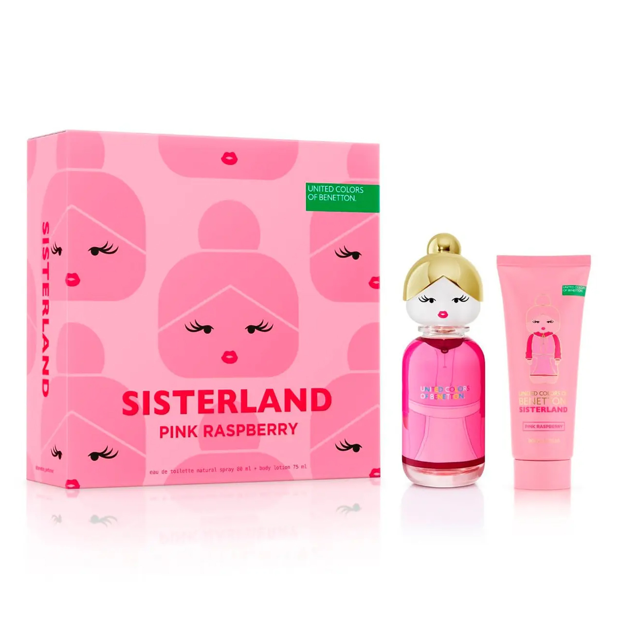 BENETTON COFRE SISTERLAND PINK RASPBERRY X 80 ML.
